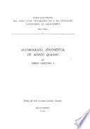 Autobiografía sentimental de Alonso Quijano