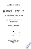 Autodidaxis de química práctica