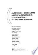 Autonomies i desigualtats a Espanya