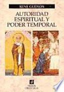 Autoridad espiritual y poder temporal