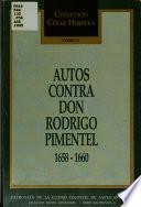 Autos contra Don Rodrigo Pimentel, 1658-1660