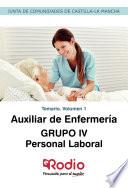 Auxiliar de Enfermería. GRUPO IV. Personal Laboral. Temario. Volumen 1