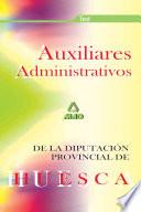 Auxiliares Administrativos de la Diputacion Provincial de Huesca. Test.e-book.