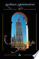 Auxiliares Administrativos de la Universidad de Sevilla. Test.e-book.