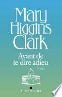 Avant de te dire adieu
