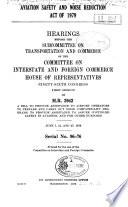 Aviation Safety and Noise Reduction Act of 1979