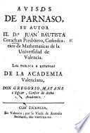 Avisos de Parnaso ... Los publica ... Gregorio Mayàns i Siscàr