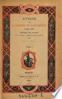 Avisos (etc.) Precede una noticia de la vida del autor por Antonio Pazy Melia