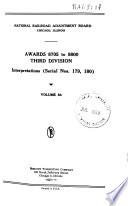 Awards ... Third Division, National Railroad Adjustment Board