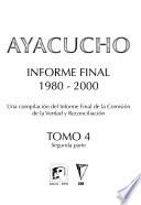 Ayacucho: Casos del Departamento de Ayacucho reportados a la CVR