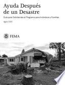 Ayuda despueś de un desastre