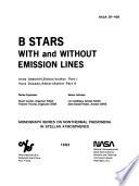 B Stars with and Without Emission Lines