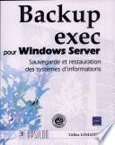 Backup exec pour Windows Server