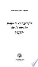 Bajo la caligrafía de la noche