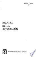 Balance de la revolucíon