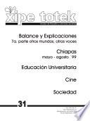 Balance y explicaciones. Otros mundos, otras voces 7ª parte (Xipe totek 31)