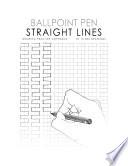 Ballpoint Pen STRAIGHT LINES Drawing Practice Copybook
