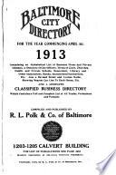 Baltimore City Directory