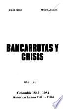 Bancarrotas y crisis