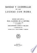 Bandas y guerrillas en las luchas con Roma