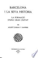 Barcelona i la seva història