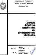 Barinas. Carabobo. Monagas. Amazonas. Delta Amacuro