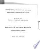 Barómetro de la deuda social de la infancia