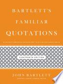 Bartlett's Familiar Quotations