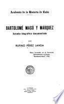 Bartolomé Masó y Márquez