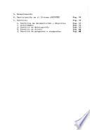 Bases para el establecimiento de un subsistema de información agropecuaria