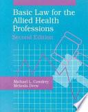 Basic Law for the Allied Health Professions
