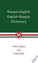 Basque-English, English-Basque Dictionary