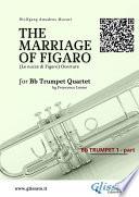 Bb Trumpet 1 part: The Marriage of Figaro overture for Trumpet Quartet