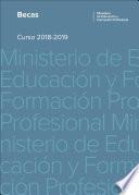 Becas. Curso 2018-2019