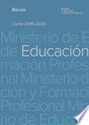 Becas. Curso 2019-2020