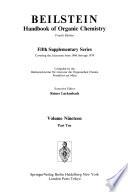 Beilstein Handbook of Organic Chemistry, Fourth Edition