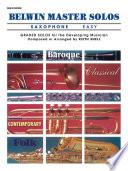 Belwin Master Solos - Alto Saxophone, Easy, Volume 1