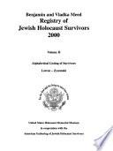 Benjamin and Vladka Meed Registry of Jewish Holocaust Survivors 2000