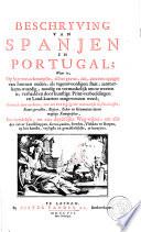 Beschryving van Spanjen en Portugal;