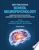 Best Practices in School Neuropsychology