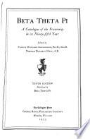 Beta Theta Pi, a Catalogue of the Fraternity in Its Ninety-fifth Year