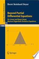 Beyond Partial Differential Equations