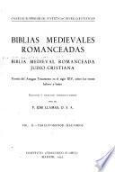 Biblia medieval romanceada judio-cristiana: Paralipomenos-Macabeos