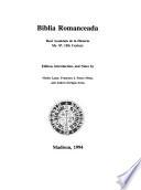 Biblia Romanceada