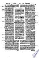 Biblie iampridem renouate pars prima \-sexta! complectens pentateuchum: vna cum glosa ordinaria: et litterali moralique expositione Nicolai de lyra: necnon additionibus Burgensis: ac replicis Thoringi: nouisque distinctionibus et marginalibus summarijsque annotationibus
