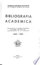 Bibliografía académica