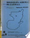 Bibliografía Agrícola de Guatemala