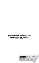 Bibliografía anotada de escritores de Chile, 1569-1976
