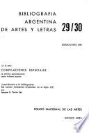 Bibliografía argentina de artes y letras