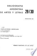 Bibliografía argentina de artes y letras